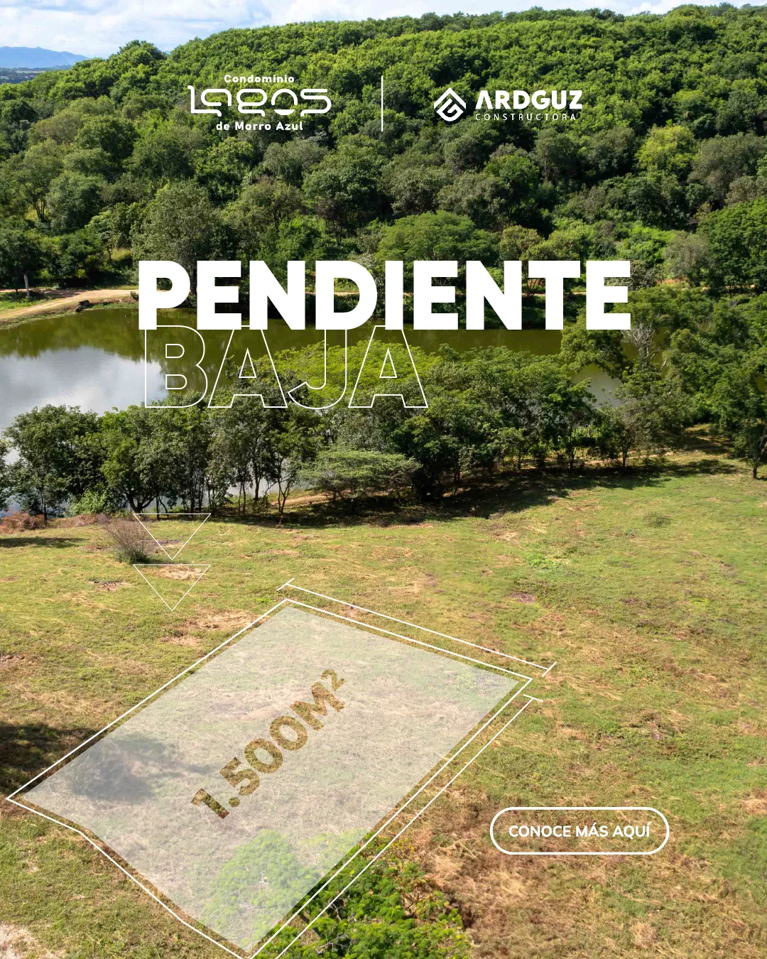 lotes campestres pendiente baja 1500m2 cundinamarca